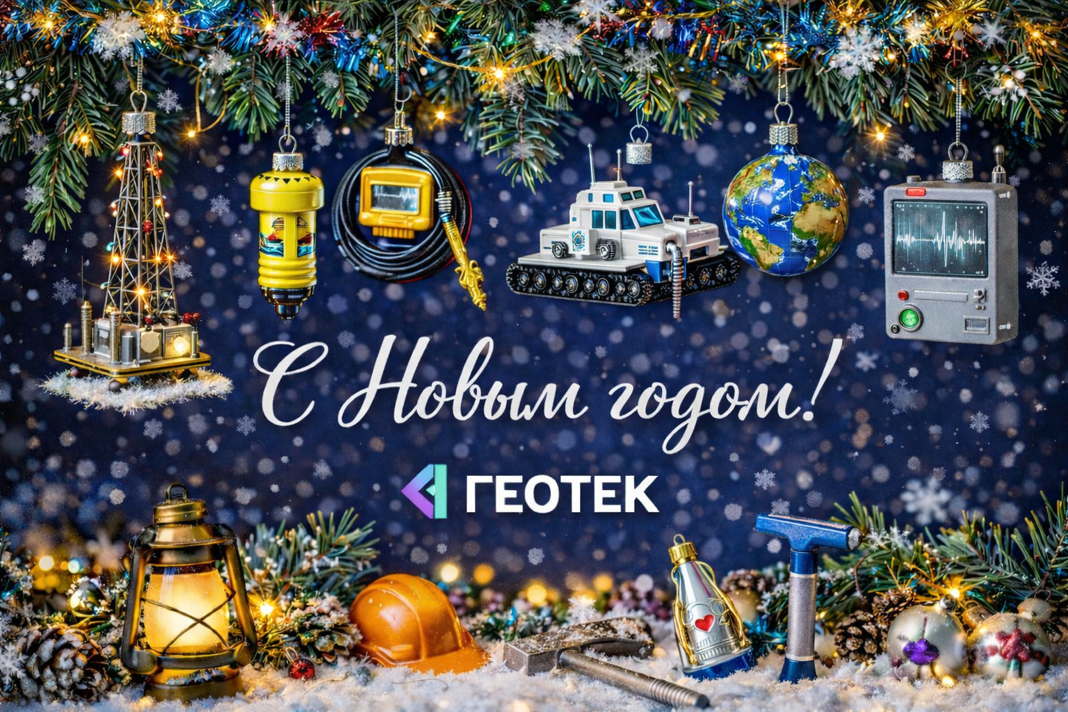 Поздравление с Новым годом 2026